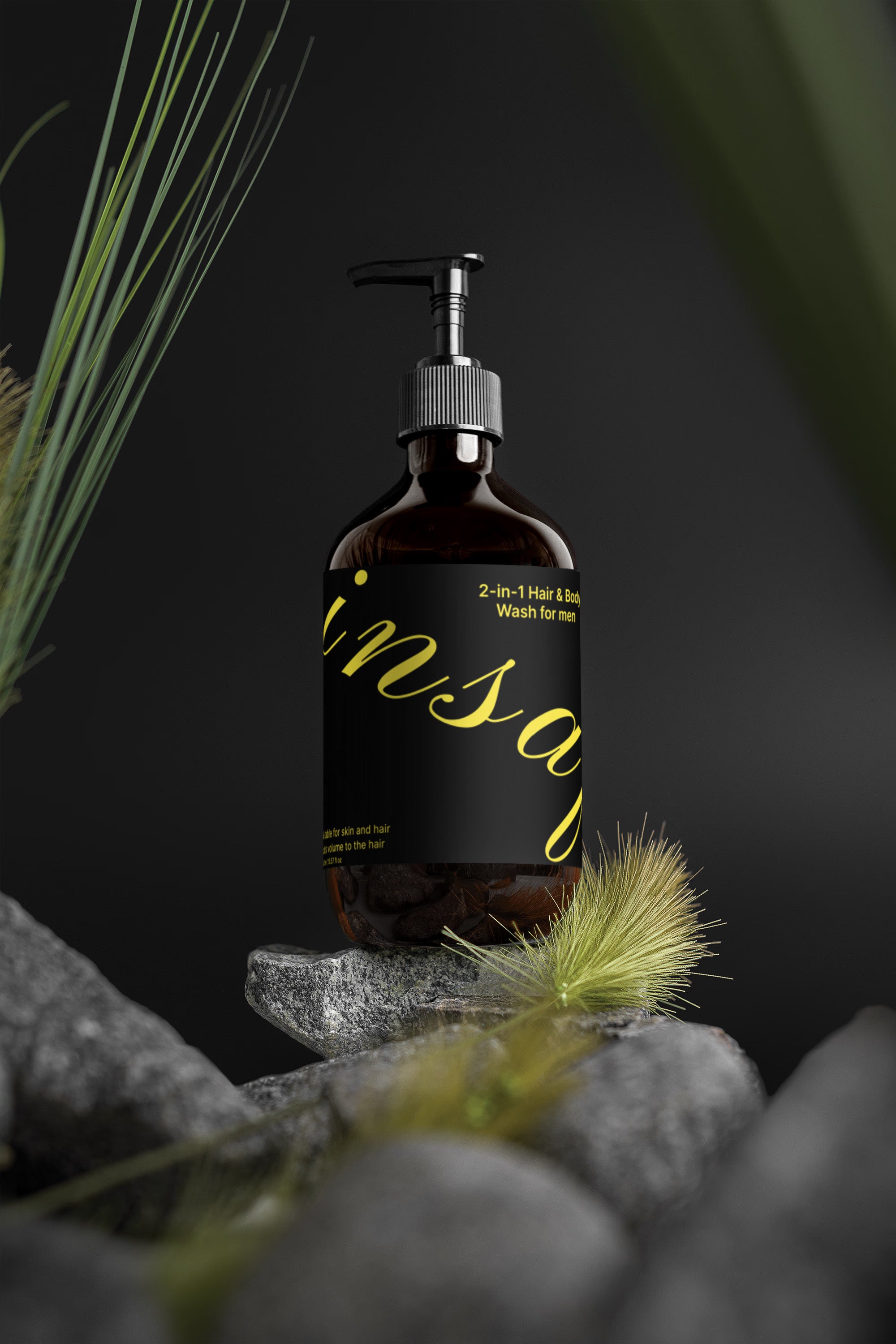 2-in-1 Hair & Body Wash for men insaf