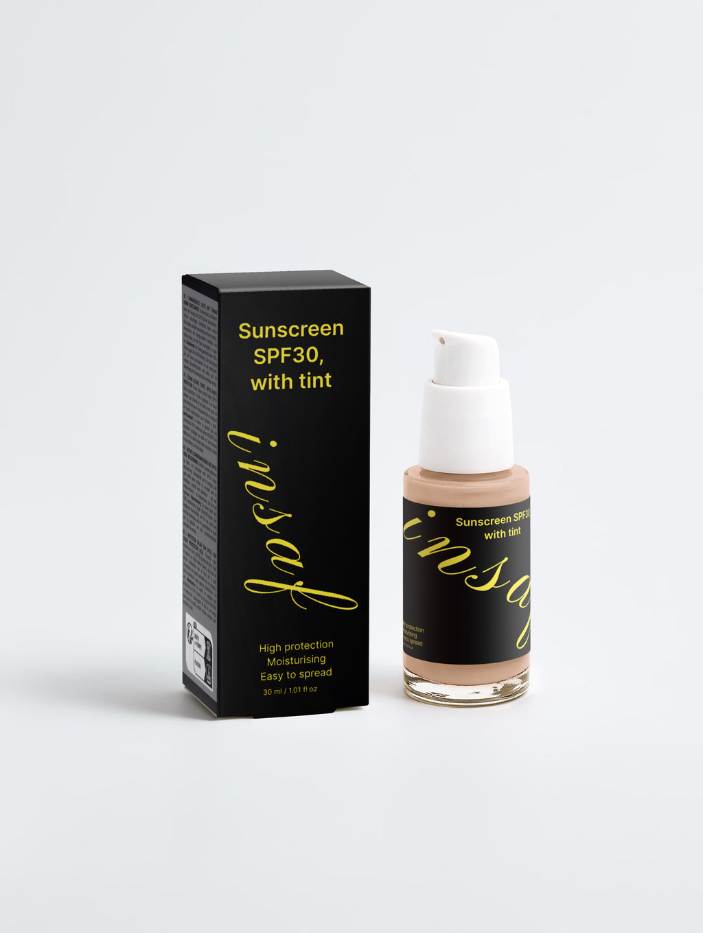 Sunscreen SPF30, with tint insaf