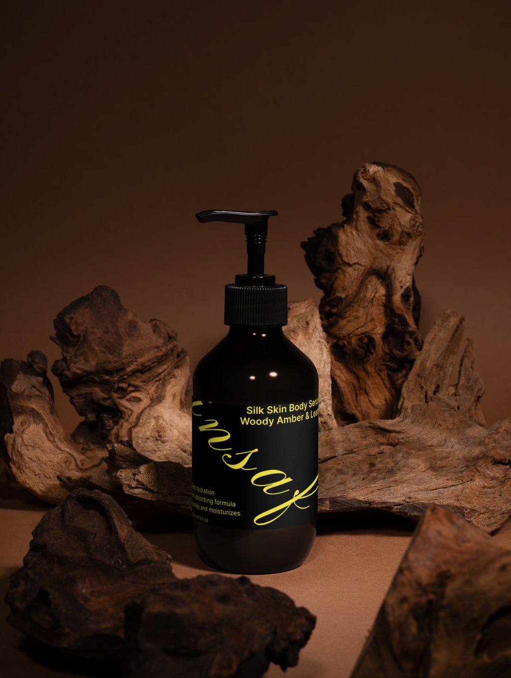 Silk Skin Body Serum, Woody Amber & Leather insaf