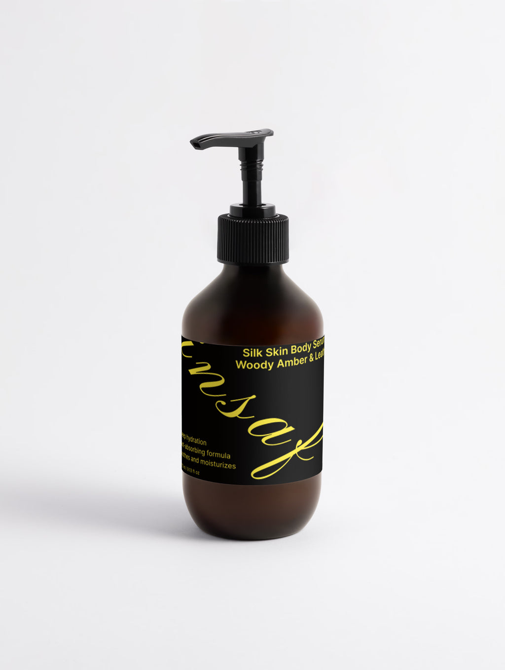 Silk Skin Body Serum, Woody Amber & Leather insaf