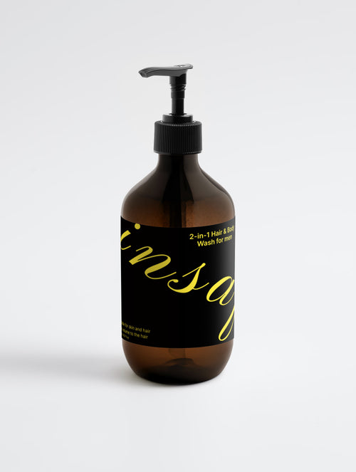 2-in-1 Hair & Body Wash for men insaf